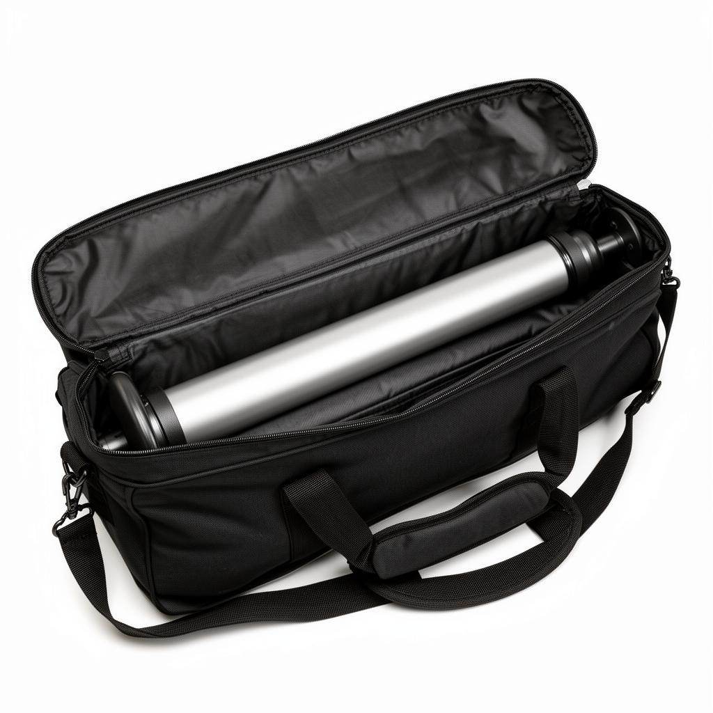 Included carry case for transport