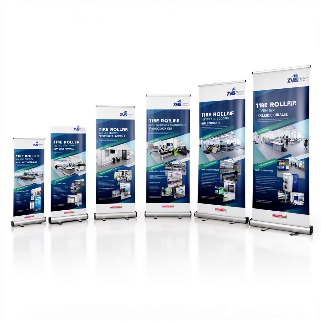 Roller banner size comparison